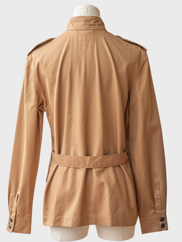 Blumarine cazadora color camel con lentejuelas Talla IT42 (M)