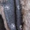 Brunello Cucinelli abrigo de punto de cachemira y pelo natural Talla S - Imagen 8