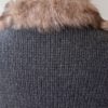 Brunello Cucinelli abrigo de punto de cachemira y pelo natural Talla S - Imagen 7