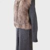 Brunello Cucinelli abrigo de punto de cachemira y pelo natural Talla S - Imagen 3