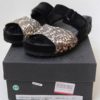 Giambattista Valli sandalias de ante y piel estampado pitón Talla 36 Nuevas - Imagen 6