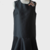 295€ Tara Jarmon vestido negro pedrería Talla FR38 (M) Nuevo