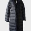 Moncler chaqueta larga plumas con pelo natural cordero de Mongolia 2 (M)