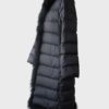 Moncler chaqueta larga plumas con pelo natural cordero de Mongolia 2 (M) - Imagen 3