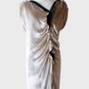 Louis Vuitton 2009 Vintage vestido terciopelo volantes FR38 (M)