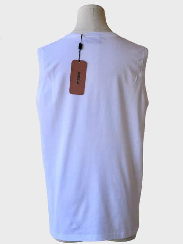 Missoni camiseta blanca sin mangas Nueva Talla L