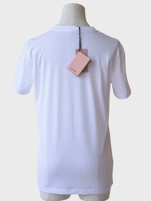 Miu Miu camiseta blanca estampado Talla M Nueva