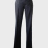 Chloé pantalón de pinzas lana gris antracita Talla 40 (L) Nuevo