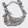 Stine Goya Julius bolso gris metálico lentejuelas Nuevo - Imagen 4