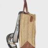 Nº21 Bolso bandolera beige marrón sisal - Imagen 5