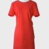 Lanvin Paris vestido rojo lazo Talla FR42 (XL) Nuevo - Imagen 2