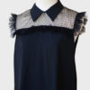 Miu Miu top de crepe con paneles de tul Talla IT38 (XS-S) - Imagen 5