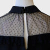 Miu Miu top de crepe con paneles de tul Talla IT38 (XS-S) - Imagen 6
