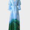 Paul & Joe Arty print vestido maxi Talla FR38 (M)