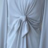 Giorgio Armani blusa de seda gris lazo Talla IT42 (M) - Imagen 5