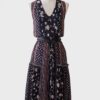 Claudie Pierlot vestido midi estampado flores Talla 36