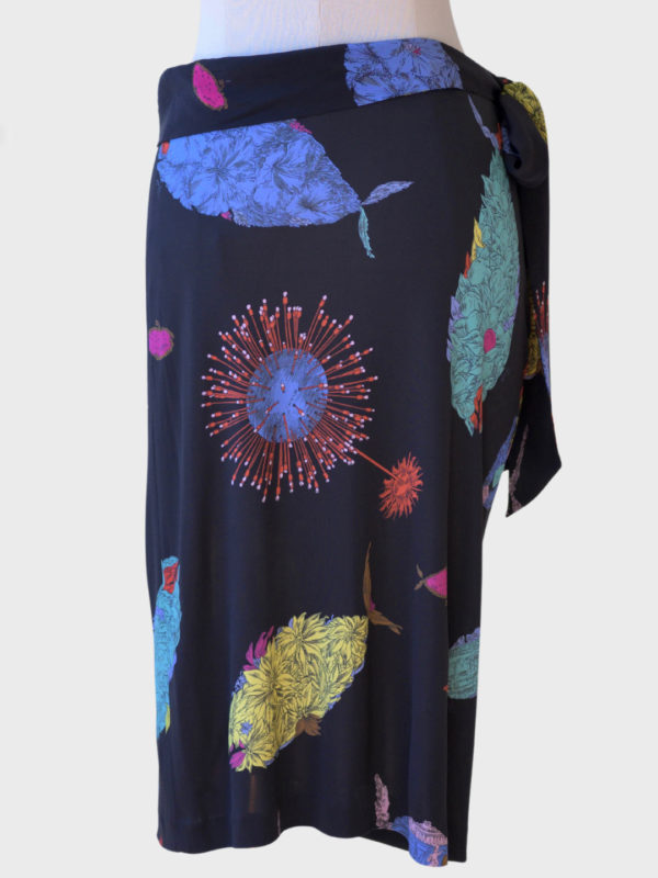 Emilio Pucci falda midi estampado peces Talla IT42 (M)