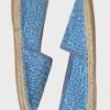 Ermanno Scervino alpargatas azules encaje Talla 38