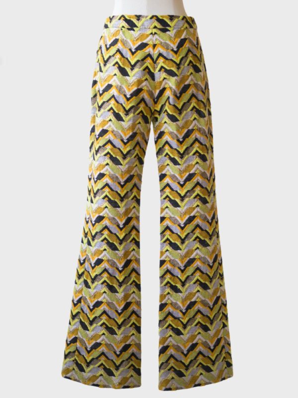 Giambattista Valli pantalón estampado zigzag Talla 40 (XS)