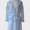 Iro Paris vestido Powye mini bordado ingles Talla 36 (S)