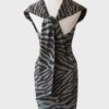 Joseph vestido midi estampado animal print Talla FR36 (S) - Imagen 2