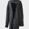 Loewe blusa negra detalle terciopelo Talla 38 (M) oversized