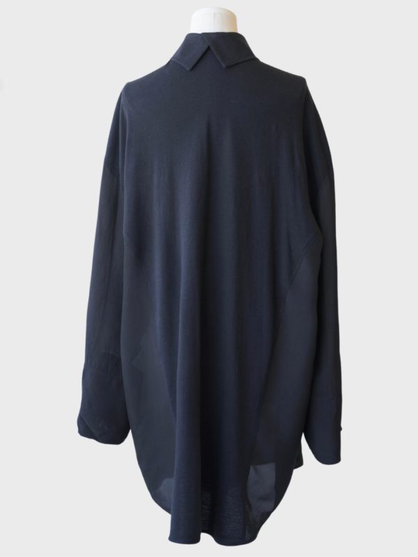 Loewe blusa negra detalle terciopelo Talla 38 (M) oversized