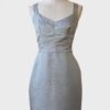 Masscob vestido mini gris azulado Talla M Nuevo