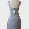 Masscob vestido mini gris azulado Talla M Nuevo - Imagen 2