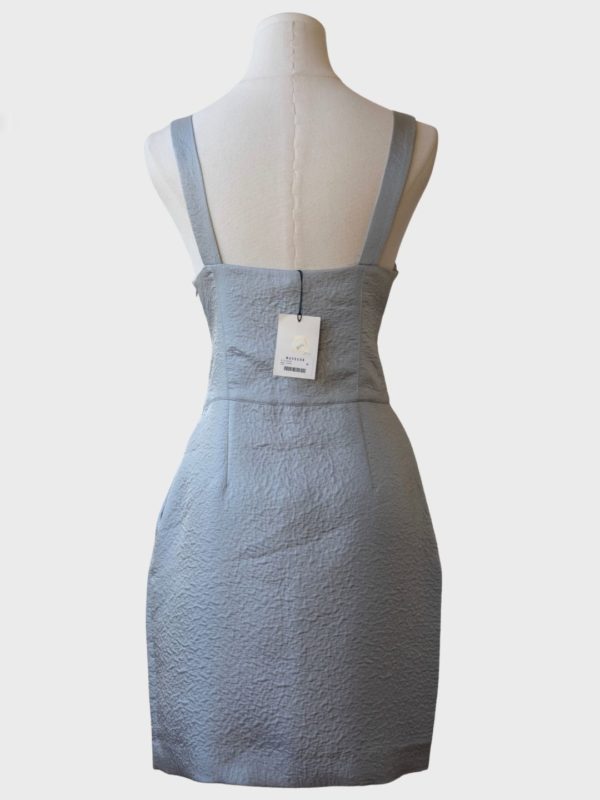 Masscob vestido mini gris azulado Talla M Nuevo