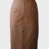 Max&Moi falda mini cuero marrón Talla 36 (S)