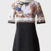 Roberto Cavalli vestido mini estampado Talla M