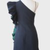 Sandro vestido mini un hombro con volantes Talla 1 (S) Nuevo - Imagen 3
