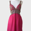 Sundress vestido mini abalorios Talla S-M Nuevo