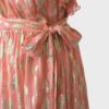 Sundress vestido halter detalles dorados Talla XL - Imagen 6