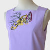 Versace vestido mini lila estampado Talla IT40 (S) - Imagen 4