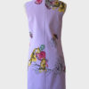 Versace vestido mini lila estampado Talla IT40 (S) - Imagen 2