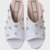 Nº21 tacones de cuero con pedrería Talla 37 Nuevos - Imagen 5