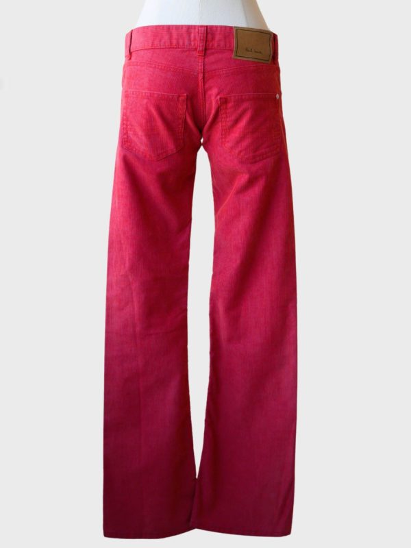 Paul Smith pantalón de pana rosa Talla IT38 (XS) Nuevo