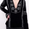 Dodo Bar Or blusa caftán bordada Talla IT42 (M) Nuevo - Imagen 2