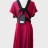 Suzie Wong vestido burdeos pedrería Talla M Nuevo - Imagen 2