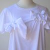 COMME DES GARÇONS camiseta blanca con lazos Talla L - Imagen 4
