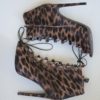 Giambattista Valli zapatos botines tacón leopardo Talla 40 - Imagen 3