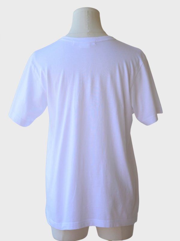 COMME DES GARÇONS camiseta blanca con lazos Talla L