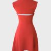 Stella McCartney vestido mini rojo cut out Talla IT42 (S-M) - Imagen 2