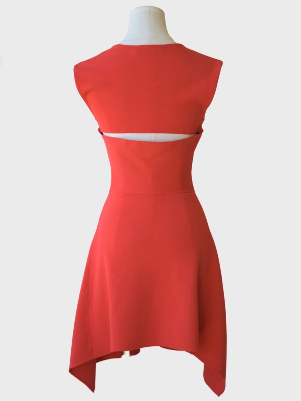 Stella McCartney vestido mini rojo cut out Talla IT42 (S-M)