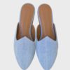 Le Monde Béryl zapatos mules azul 36 Nuevos