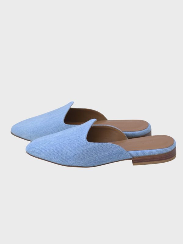 Le Monde Béryl zapatos mules azul 36 Nuevos