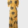 N21 vestido midi amarillo negro Talla IT46 (XL) Nuevo