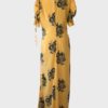 N21 vestido midi amarillo negro Talla IT46 (XL) Nuevo - Imagen 4